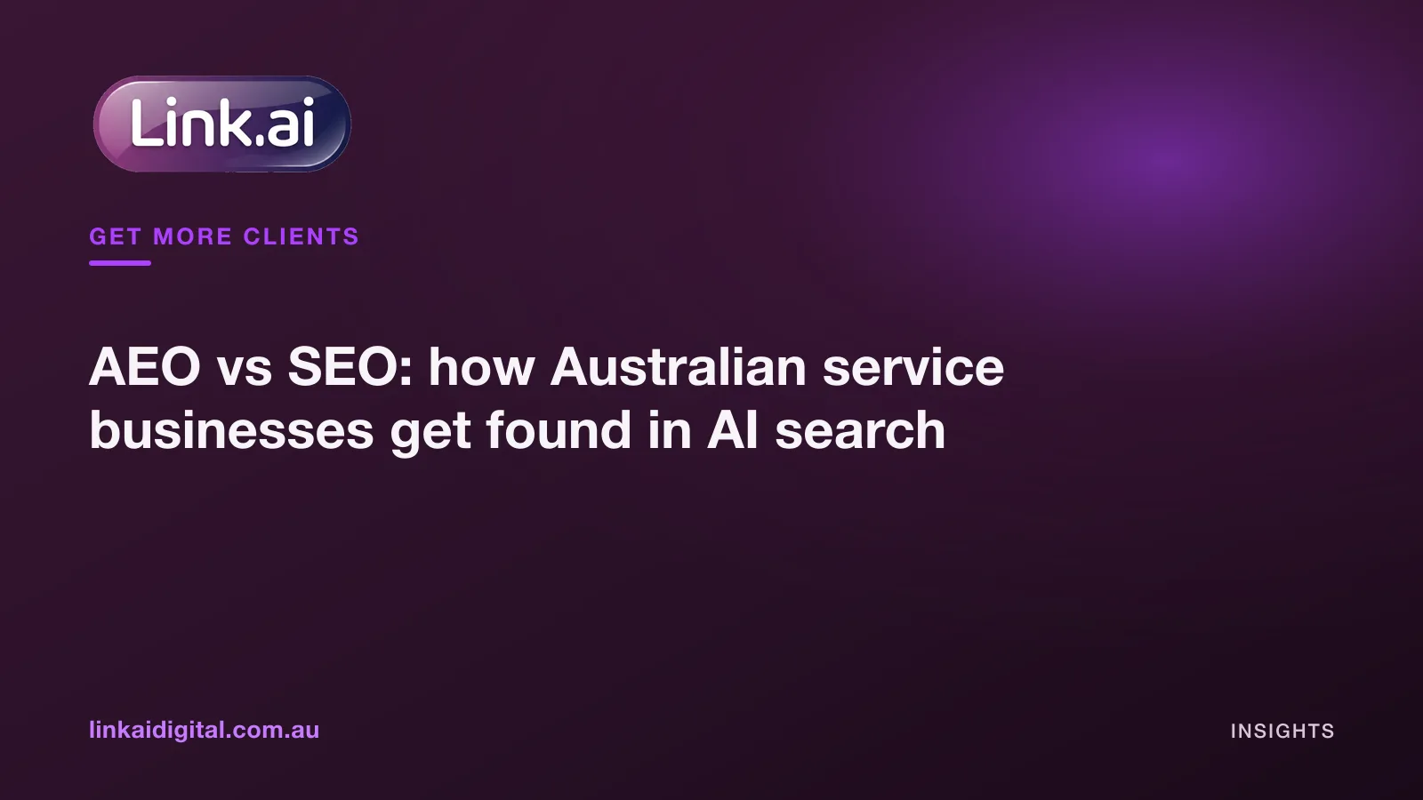 AEO vs SEO: how Australian service businesses get found in AI search