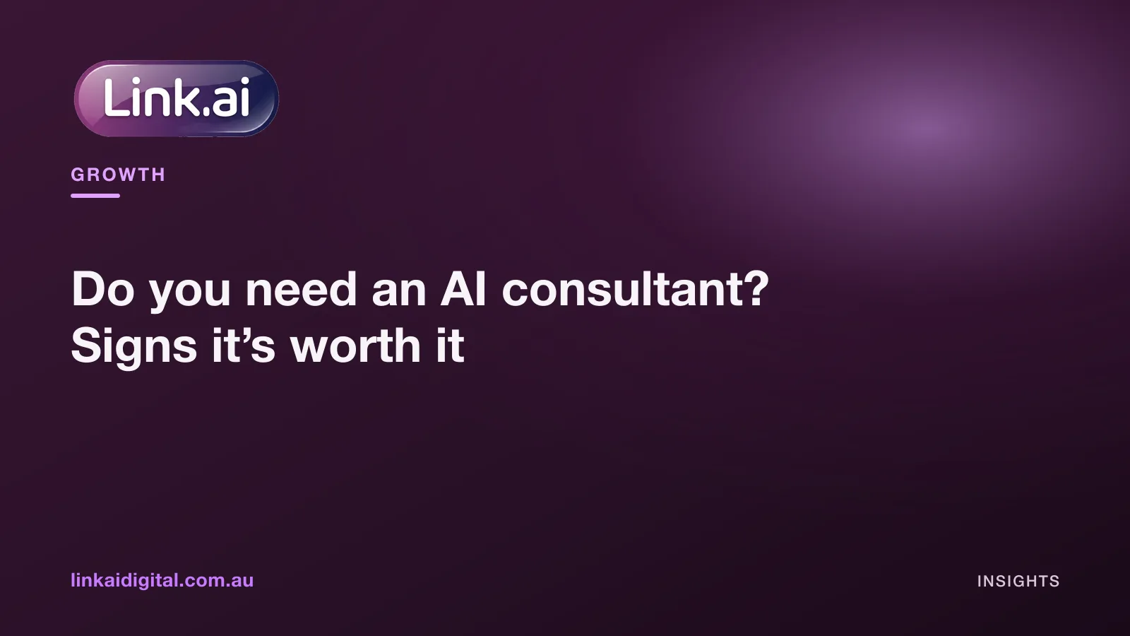 Do you need an AI consultant? Signs it’s worth it