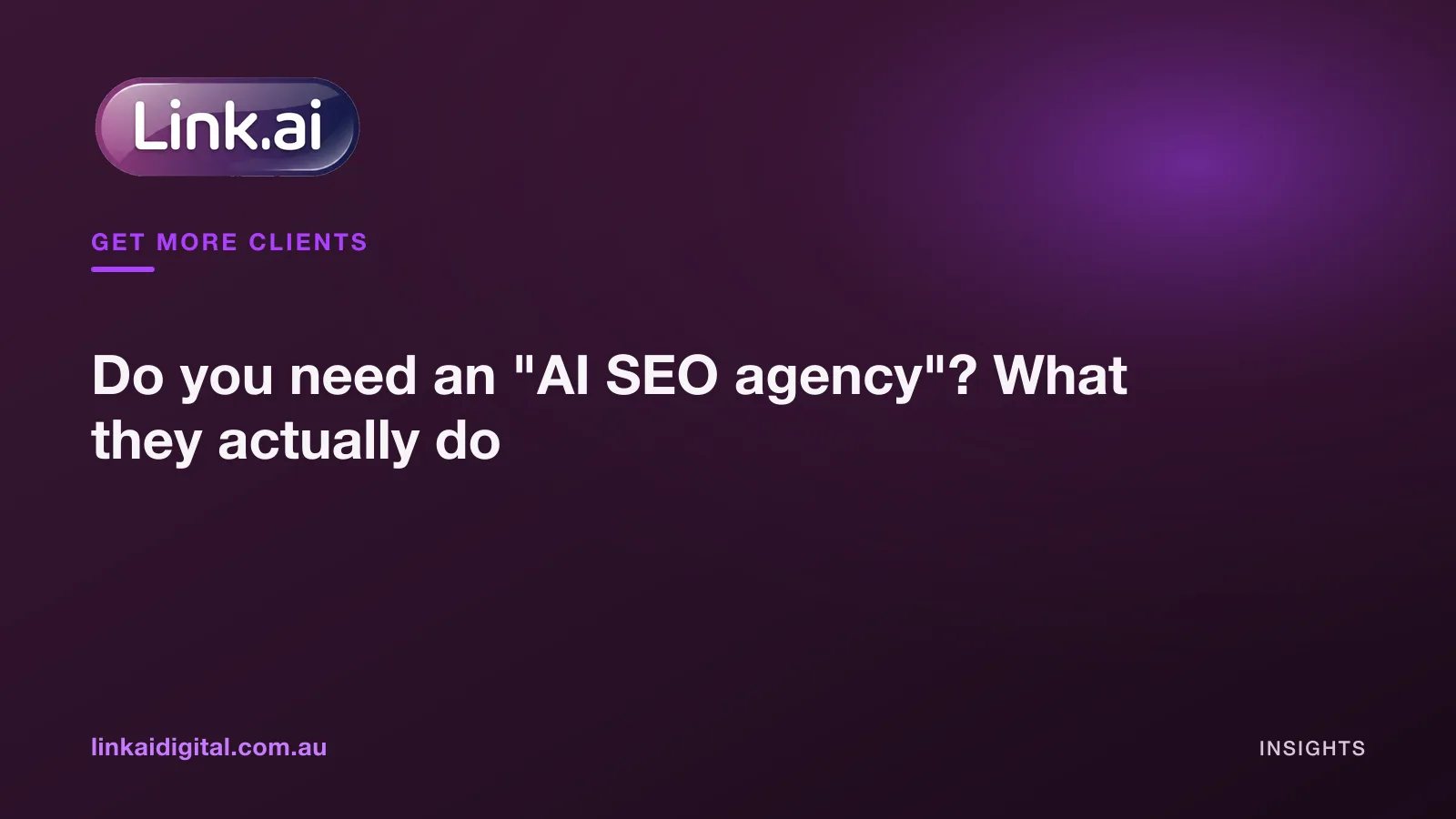 Do you need an "AI SEO agency"? What they actually do